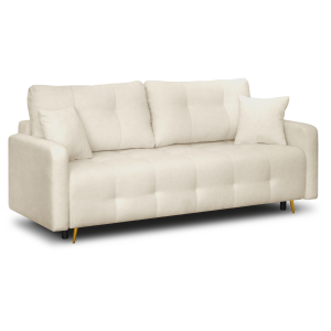 Sofa Rozkładana Kanapa Z Funkcją Spania Wersalka Dwuosobowa Beżowa SEUL 942594 Sofa Rozkładana Kanapa Z Funkcją Spania Wersalka Dwuosobowa Beżowa SEUL 942594