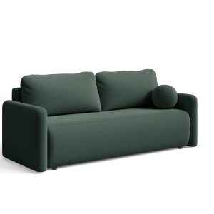 Sofa rozkładana kanapa z pojemnikiem na pościel Luna – zielona 818091 Sofa rozkładana kanapa z pojemnikiem na pościel Luna – zielona 818091