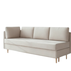Sofa Rozkładana Lewostronna PRATO Beżowa z Funkcją Spania do Salonu 804368 Sofa Rozkładana Lewostronna PRATO Beżowa z Funkcją Spania do Salonu 804368