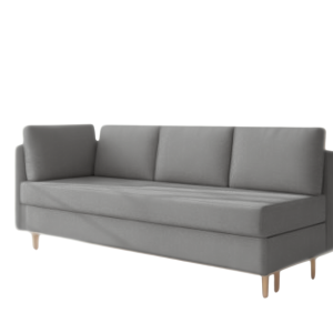 Sofa Rozkładana Lewostronna PRATO Grafitowa z Funkcją Spania do Salonu 804370 Sofa Rozkładana Lewostronna PRATO Grafitowa z Funkcją Spania do Salonu 804370