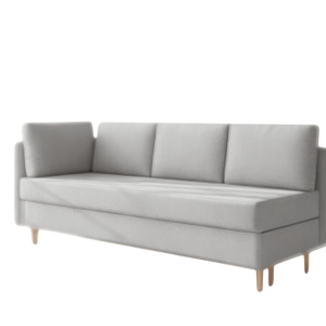 Sofa Rozkładana Lewostronna PRATO Szara z Funkcją Spania do Salonu 804375 Sofa Rozkładana Lewostronna PRATO Szara z Funkcją Spania do Salonu 804375