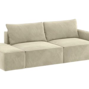 Sofa Rozkładana Lewostronna Trzyosobowa VINCI 2 Beżowa z Funkcją Spania 805146 Sofa Rozkładana Lewostronna Trzyosobowa VINCI 2 Beżowa z Funkcją Spania 805146