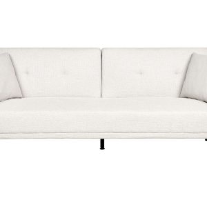 Sofa rozkładana LUCAN Jasnobeżowy dla 3 osób 281162 Sofa rozkładana LUCAN Jasnobeżowy dla 3 osób 281162