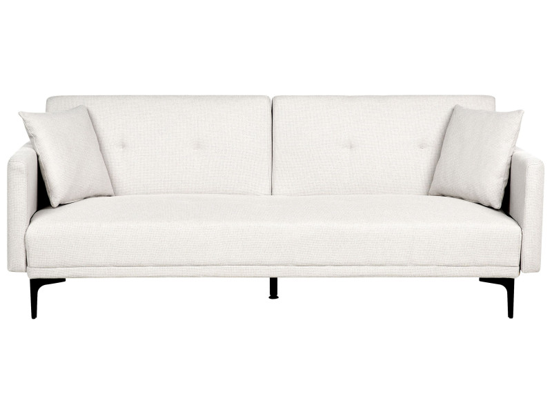 Sofa rozkładana LUCAN Jasnobeżowy dla 3 osób 281162