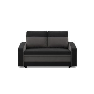 Sofa rozkładana, mikrofaza, AURELO, 148x87x90 cm, czarny | TYLETEGOTU 773273 Sofa rozkładana, mikrofaza, AURELO, 148x87x90 cm, czarny | TYLETEGOTU 773273