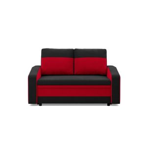 Sofa rozkładana, mikrofaza, AURELO, 148x87x90 cm, czerwony | TYLETEGOTU 773352 Sofa rozkładana, mikrofaza, AURELO, 148x87x90 cm, czerwony | TYLETEGOTU 773352