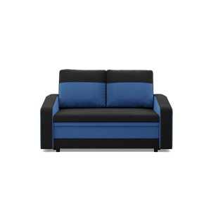 Sofa rozkładana, mikrofaza, AURELO, 148x87x90 cm, granatowy | TYLETEGOTU 773368 Sofa rozkładana, mikrofaza, AURELO, 148x87x90 cm, granatowy | TYLETEGOTU 773368