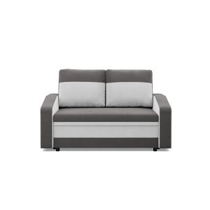 Sofa rozkładana, mikrofaza, AURELO, 148x87x90 cm, szary, biały | TYLETEGOTU 773334 Sofa rozkładana, mikrofaza, AURELO, 148x87x90 cm, szary, biały | TYLETEGOTU 773334