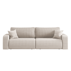 Sofa rozkładana MILANO z pojemnikiem na pościel tkanina Poso Beżowy 636801 Sofa rozkładana MILANO z pojemnikiem na pościel tkanina Poso Beżowy 636801
