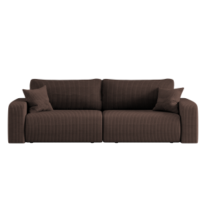 Sofa rozkładana MILANO z pojemnikiem na pościel tkanina Poso Brązowy 636800 Sofa rozkładana MILANO z pojemnikiem na pościel tkanina Poso Brązowy 636800