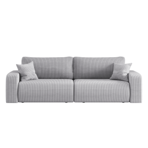 Sofa rozkładana MILANO z pojemnikiem na pościel tkanina Poso Szary 636791 Sofa rozkładana MILANO z pojemnikiem na pościel tkanina Poso Szary 636791