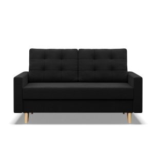 Sofa rozkładana, MILO, Mikrofaza, 152x92x92 cm, czarny | TYLETEGOTU 773308 Sofa rozkładana, MILO, Mikrofaza, 152x92x92 cm, czarny | TYLETEGOTU 773308