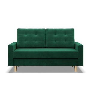 Sofa rozkładana, MILO, velvet, 152x92x92 cm, butelkowa zieleń | TYLETEGOTU 773367 Sofa rozkładana, MILO, velvet, 152x92x92 cm, butelkowa zieleń | TYLETEGOTU 773367