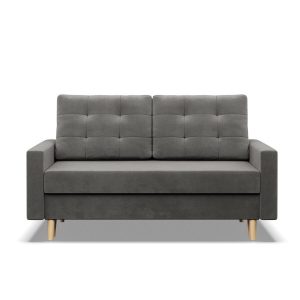 Sofa rozkładana, MILO, velvet, 152x92x92 cm, jasny szary | TYLETEGOTU 773259 Sofa rozkładana, MILO, velvet, 152x92x92 cm, jasny szary | TYLETEGOTU 773259