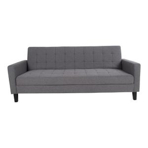 Sofa rozkładana Milton szara ciemna z pojemnikiem na pościel 659886 Sofa rozkładana Milton szara ciemna z pojemnikiem na pościel 659886
