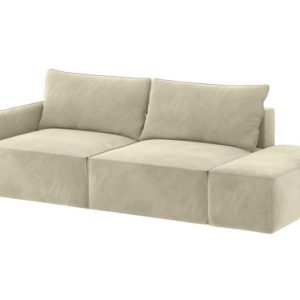 Sofa Rozkładana Prawostronna Trzyosobowa VINCI 2 Beżowa z Funkcją Spania 777282 Sofa Rozkładana Prawostronna Trzyosobowa VINCI 2 Beżowa z Funkcją Spania 777282