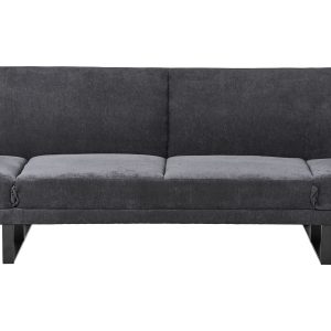 Sofa rozkładana tapicerowana szenil 3-osobowa czarna 783265 Sofa rozkładana tapicerowana szenil 3-osobowa czarna 783265