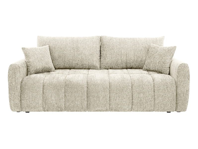 Sofa rozkładana trzyosobowa Cloud z pojemnikiem beżowa 993103