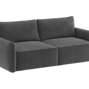 Sofa Rozkładana Trzyosobowa Pojemnik VINCI SMALL Grafitowa Funkcja Spania 777291 Sofa Rozkładana Trzyosobowa Pojemnik VINCI SMALL Grafitowa Funkcja Spania 777291