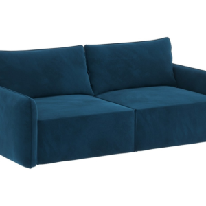 Sofa Rozkładana Trzyosobowa Pojemnik VINCI SMALL Granatowa Funkcja Spania 777296 Sofa Rozkładana Trzyosobowa Pojemnik VINCI SMALL Granatowa Funkcja Spania 777296