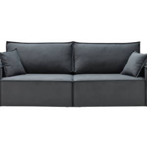Sofa Rozkładana Trzyosobowa z Pojemnikiem GRANDE Grafitowa z Funkcją Spania 777266 Sofa Rozkładana Trzyosobowa z Pojemnikiem GRANDE Grafitowa z Funkcją Spania 777266