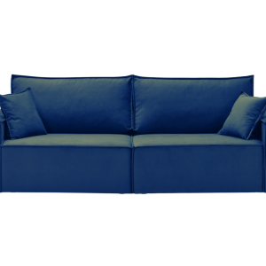 Sofa Rozkładana Trzyosobowa z Pojemnikiem GRANDE Granatowa z Funkcją Spania 777284 Sofa Rozkładana Trzyosobowa z Pojemnikiem GRANDE Granatowa z Funkcją Spania 777284