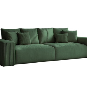 Sofa Rozkładana Trzyosobowa z Pojemnikiem PAS Zielona z Funkcją Spania 805155 Sofa Rozkładana Trzyosobowa z Pojemnikiem PAS Zielona z Funkcją Spania 805155