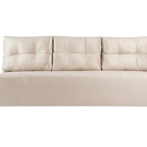 Sofa Rozkładana Trzyosobowa z Pojemnikiem PONO Beżowa z Funkcją Spania 851285 Sofa Rozkładana Trzyosobowa z Pojemnikiem PONO Beżowa z Funkcją Spania 851285