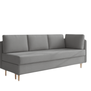 Sofa Rozkładana Trzyosobowa z Pojemnikiem PRATO Grafitowa z Funkcją Spania 775162 Sofa Rozkładana Trzyosobowa z Pojemnikiem PRATO Grafitowa z Funkcją Spania 775162
