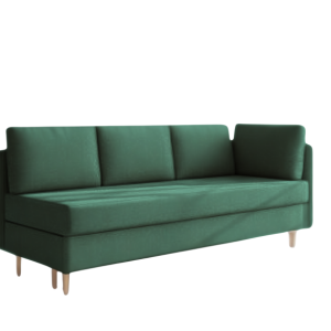 Sofa Rozkładana Trzyosobowa z Pojemnikiem PRATO Zielona z Funkcją Spania 805158 Sofa Rozkładana Trzyosobowa z Pojemnikiem PRATO Zielona z Funkcją Spania 805158