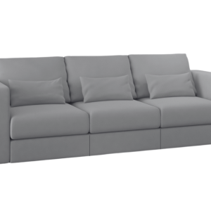 Sofa Rozkładana Trzyosobowa z Pojemnikiem REALITY Szara z Funkcją Spania 777308 Sofa Rozkładana Trzyosobowa z Pojemnikiem REALITY Szara z Funkcją Spania 777308