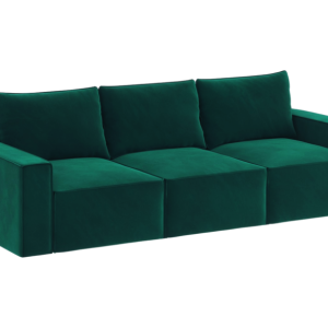 Sofa Rozkładana Trzyosobowa z Pojemnikiem SENS Brązowa z Funkcją Spania 789490 Sofa Rozkładana Trzyosobowa z Pojemnikiem SENS Brązowa z Funkcją Spania 789490