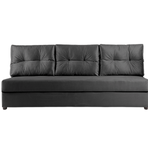 Sofa Rozkładana Trzyosobowa z Pojemnikiem SKANDI Grafitowa z Funkcją Spania 851278 Sofa Rozkładana Trzyosobowa z Pojemnikiem SKANDI Grafitowa z Funkcją Spania 851278