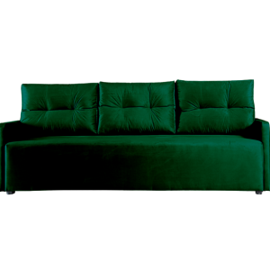 Sofa Rozkładana Trzyosobowa z Pojemnikiem VERO Zielona z Funkcją Spania 812950 Sofa Rozkładana Trzyosobowa z Pojemnikiem VERO Zielona z Funkcją Spania 812950