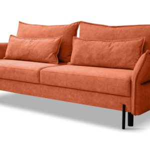 Sofa rozkładana Volio z pojemnikiem na pościel Pomarańczowy 652449 Sofa rozkładana Volio z pojemnikiem na pościel Pomarańczowy 652449