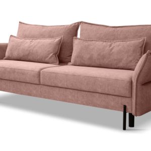 Sofa rozkładana Volio z pojemnikiem na pościel Różowy 652452 Sofa rozkładana Volio z pojemnikiem na pościel Różowy 652452