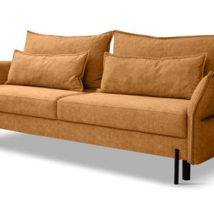 Sofa rozkładana Volio z pojemnikiem na pościel Złoty 652487 Sofa rozkładana Volio z pojemnikiem na pościel Złoty 652487