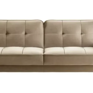 Sofa rozkładana z funkcją spania BELLIS VELVET beżowa 758065 Sofa rozkładana z funkcją spania BELLIS VELVET beżowa 758065