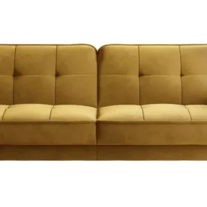 Sofa rozkładana z funkcją spania BELLIS VELVET żółta 758069 Sofa rozkładana z funkcją spania BELLIS VELVET żółta 758069