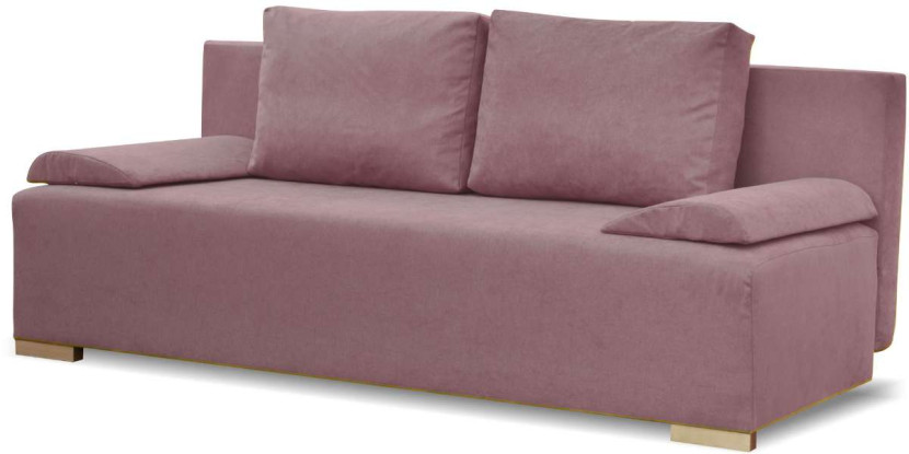 Sofa rozkładana z funkcja spania Ecco Plus Różowa 191974