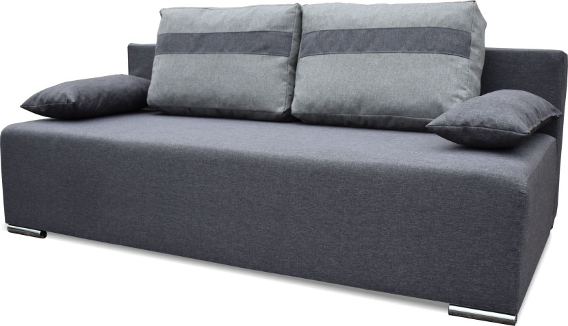 Sofa rozkładana z funkcja spania Ecco Szara 192029