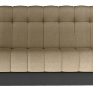 Sofa rozkładana z funkcją spania GARETT VELVET beżowa/szara 760240 Sofa rozkładana z funkcją spania GARETT VELVET beżowa/szara 760240
