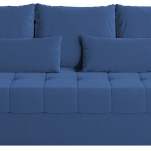 Sofa rozkładana z funkcją spania HOT trzyosobowa niebieska 259697 Sofa rozkładana z funkcją spania HOT trzyosobowa niebieska 259697