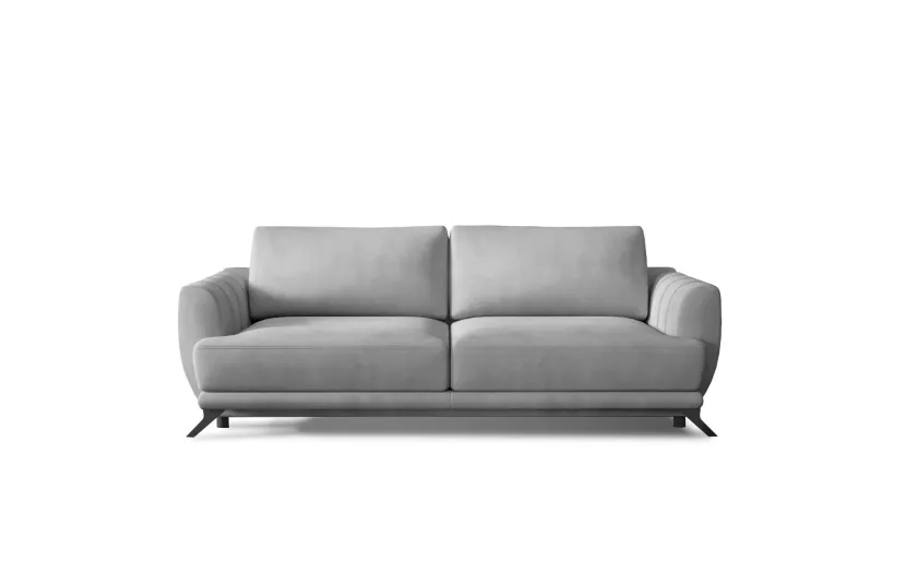 Sofa rozkładana z funkcją spania MEGIS VELVET szara 758071