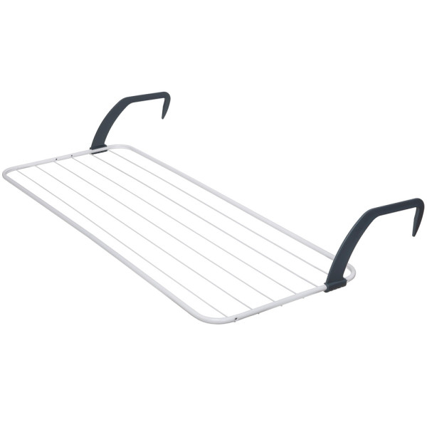 Suszarka na pranie ścienna S100 109 x 43 cm biała VELKEA 81820