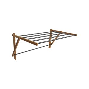 Suszarka na pranie składana ścienna wisząca drewniana eco 224766 Suszarka na pranie składana ścienna wisząca drewniana eco 224766
