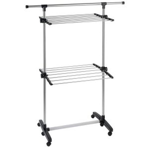 Suszarka na pranie ze stali nierdzewnej, 77-120 cm 202603