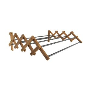 Suszarka ścienna harmonijkowa 80cm rozciągana drewniana eco 224770 Suszarka ścienna harmonijkowa 80cm rozciągana drewniana eco 224770