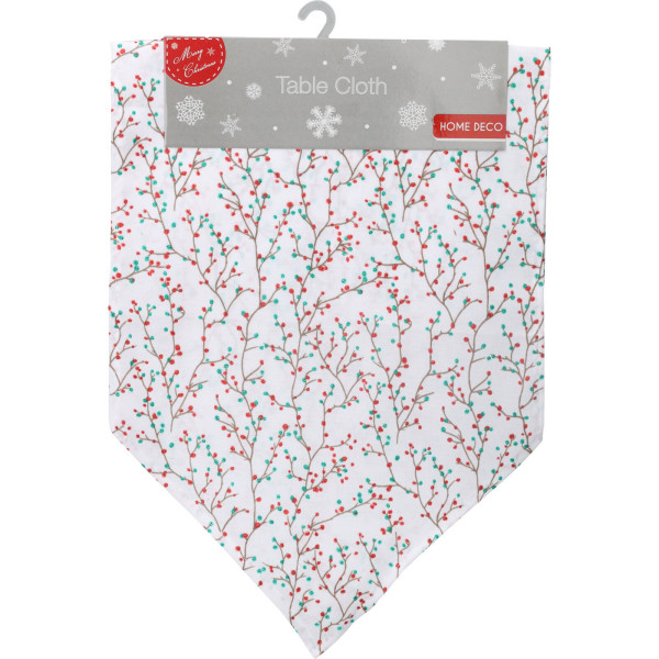 Świąteczny bieżnik na stół, gałązki, 150 cm 239650
