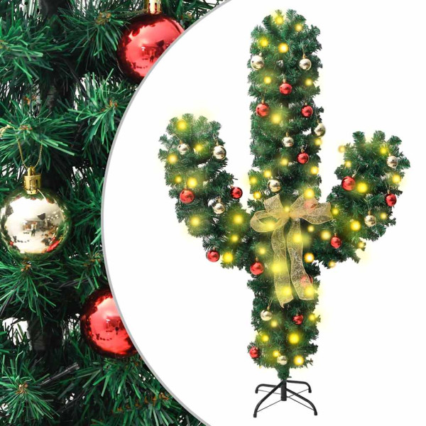 Świąteczny kaktus Zielony 150 cm vidaXL 375152